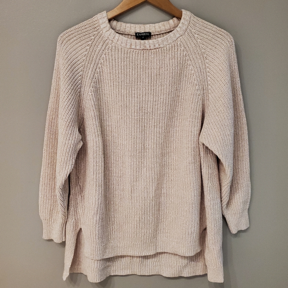 Express Knit Tunic Sweater - Size XS
